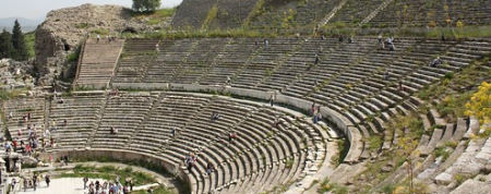 El graderío en herradura del Gran Teatro de Éfeso